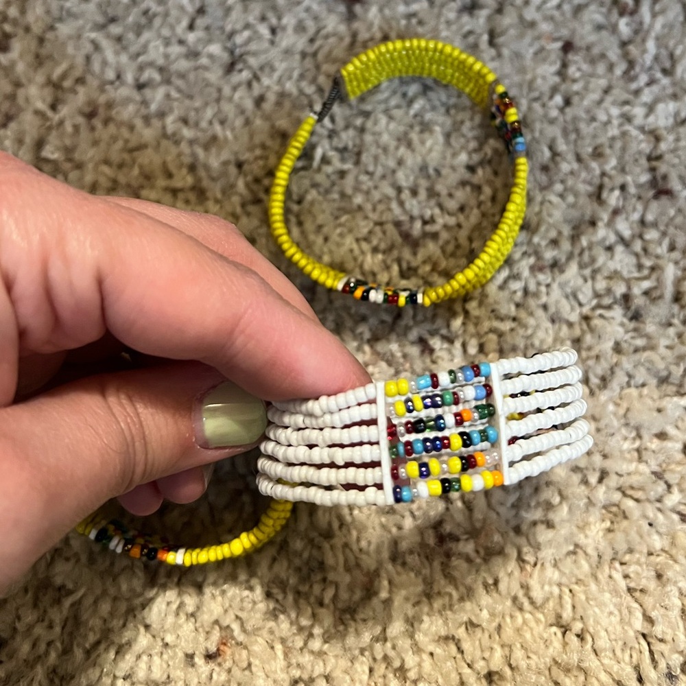 Handmade bracelets from Africa